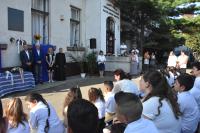 Iskolatáskával, tanszerekkel segítették a tanévkezdést a görögkatolikus általános iskolában